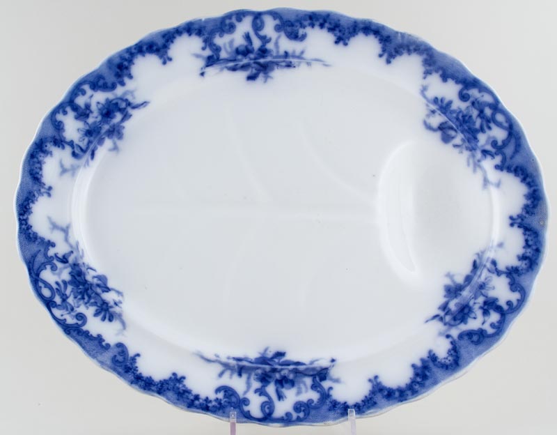 Meat Dish with Tree & Well c1900